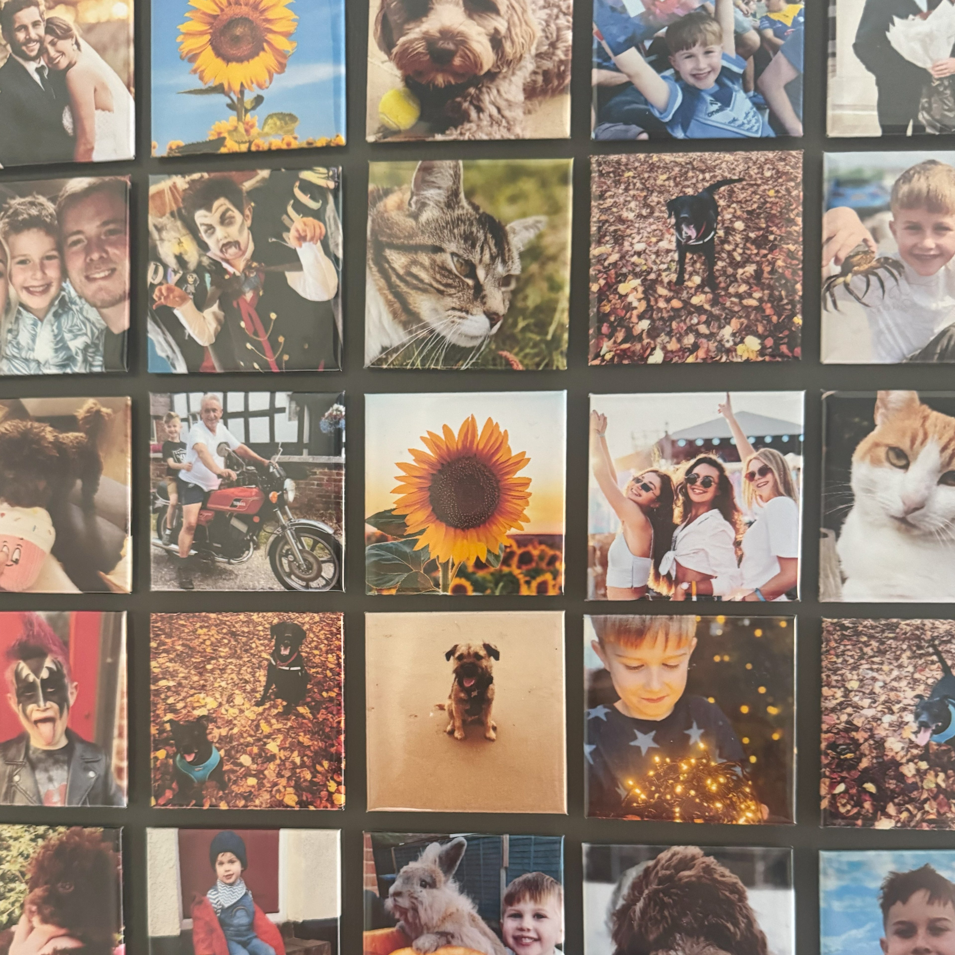 5cm x 5cm custom magnets (Set of 9 magnets)